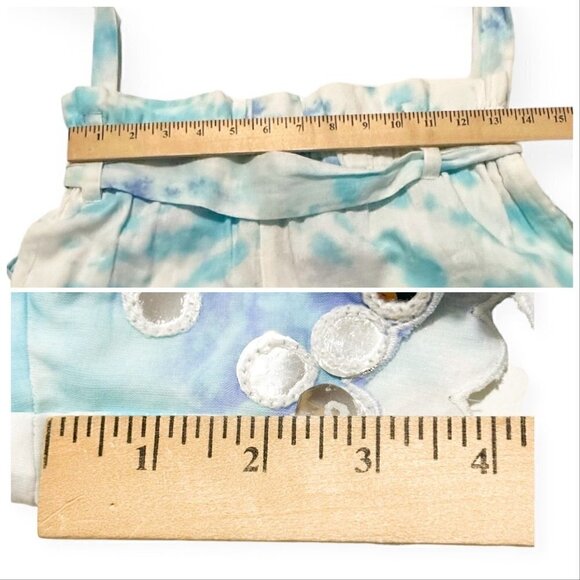 New with tag, Juliet Dunn Mirror-Detailed Tie-Dyed Cotton Shorts Size 2 (US 6/8) - Picture 14 of 15